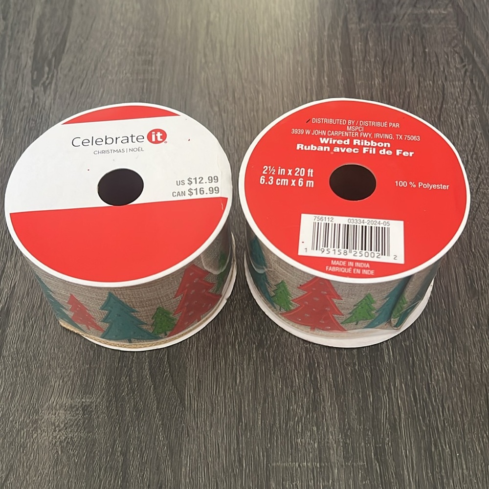 Festive Tree Ribbon Set - Picture 2 of 5
